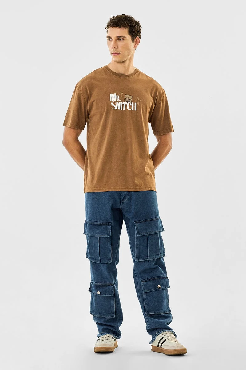 سنيتش تيشيرت مطبوع مستر سنيتش